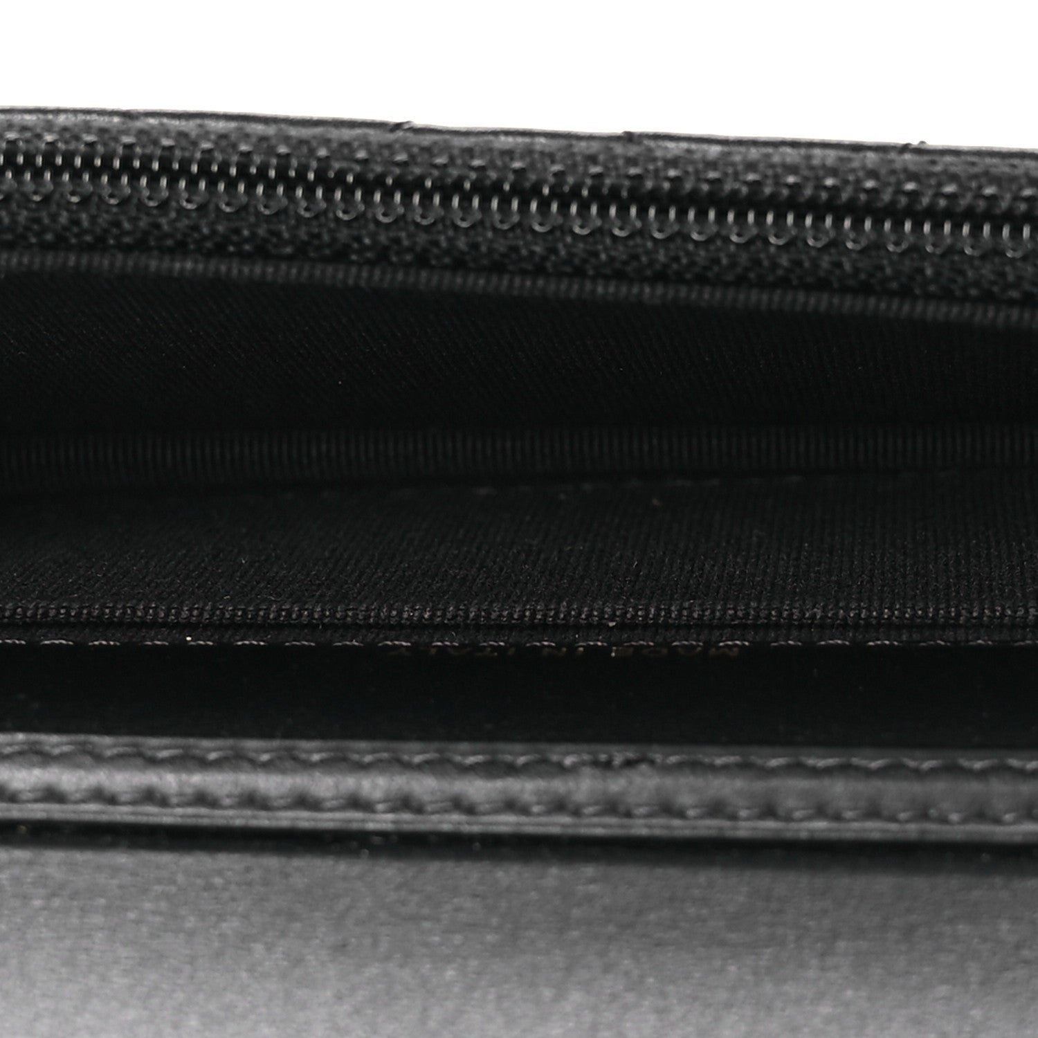 Chanel Calfskin Quilted Mini Maxi Pearls Wallet On Chain WOC Black 5 of 12