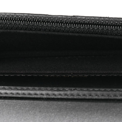 Chanel Calfskin Quilted Mini Maxi Pearls Wallet On Chain WOC Black 5 of 12