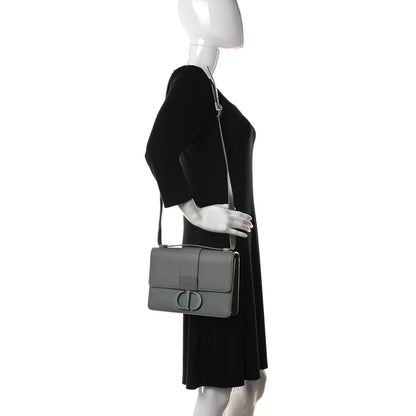 Christian Dior Ultra Matte Grained Calfskin 30 Montaigne Flap Bag Grey 2 of 31
