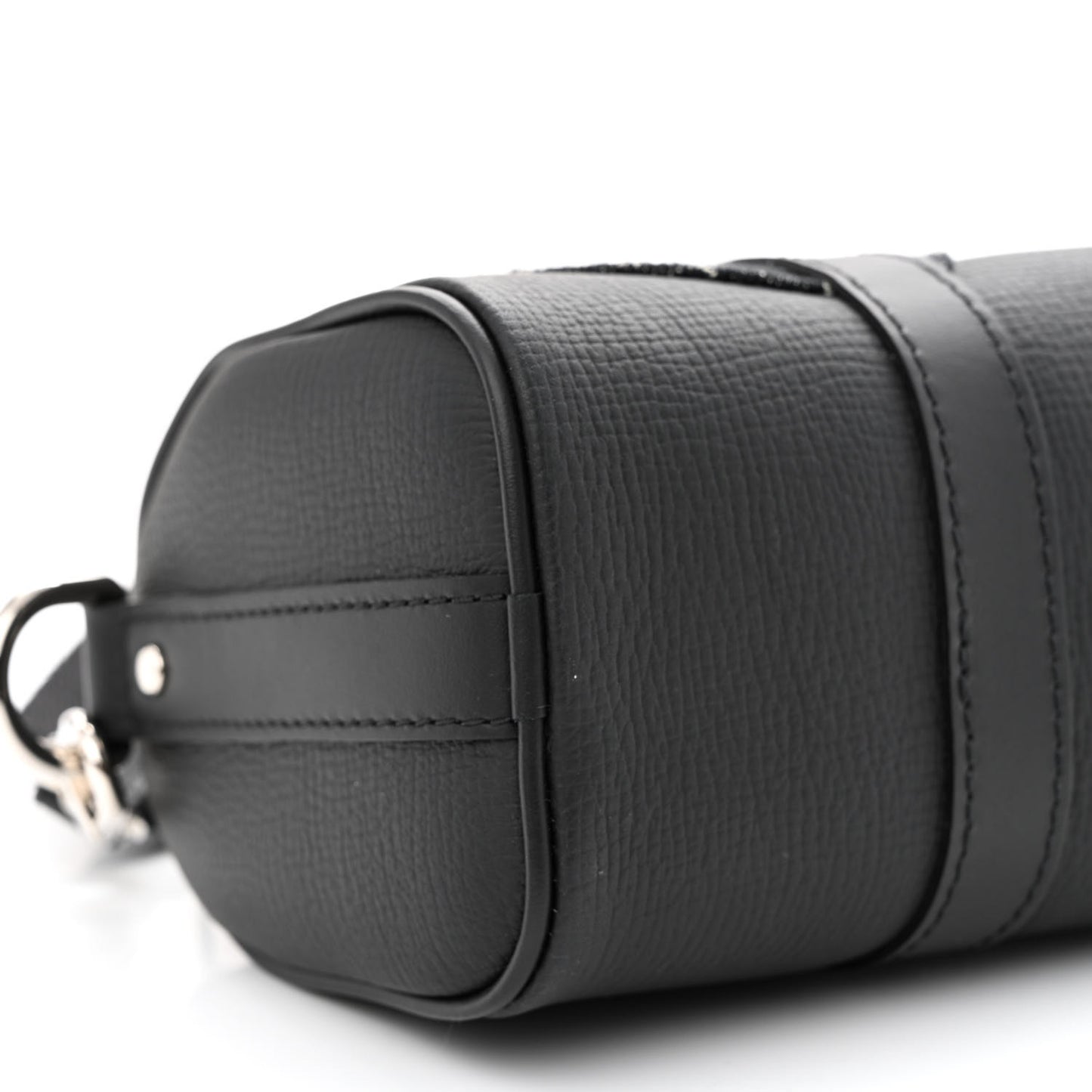 X NIGO Taurillon Monogram Denim Drip Keepall XS Black