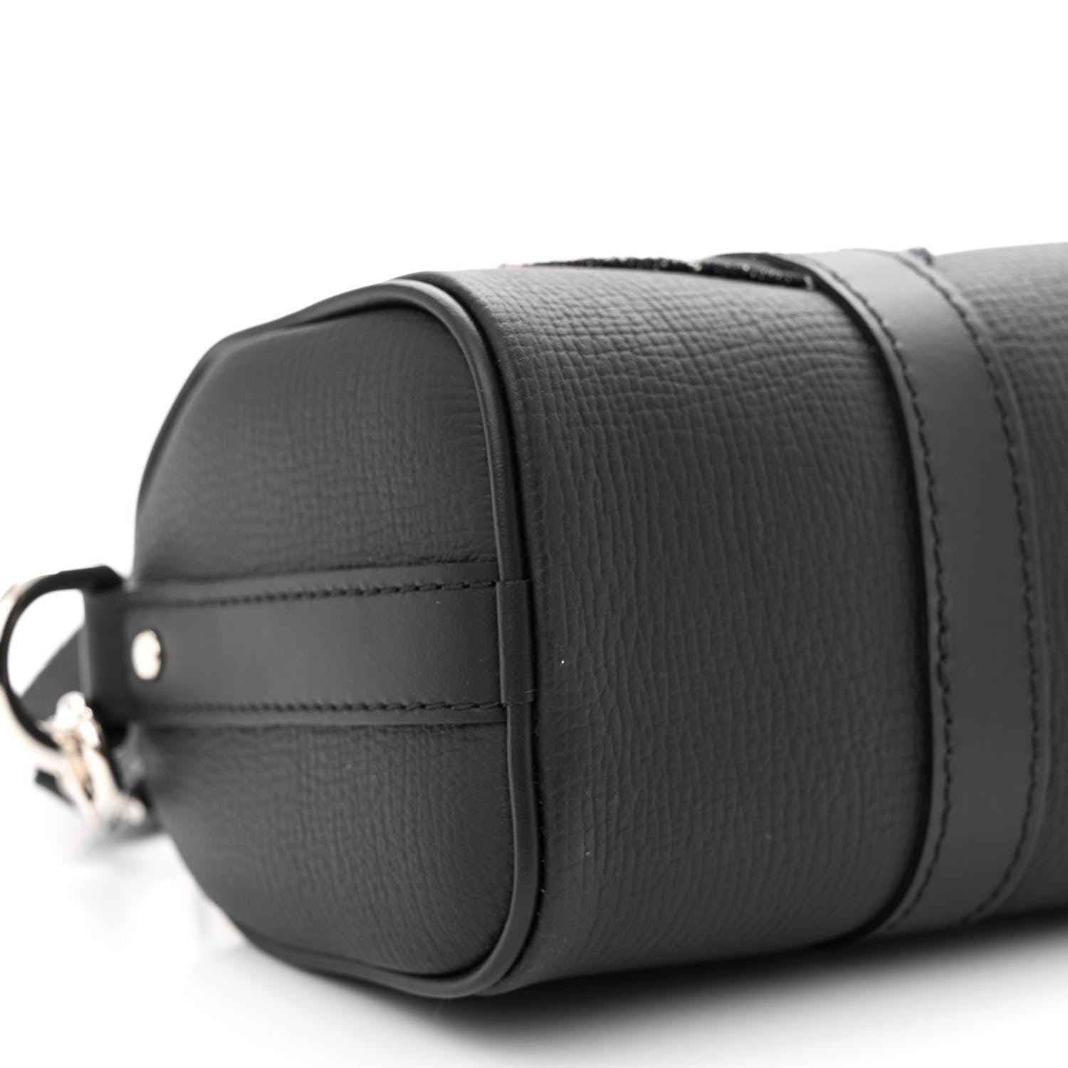 Louis Vuitton X NIGO Taurillon Monogram Denim Drip Keepall XS Black 8 of 9