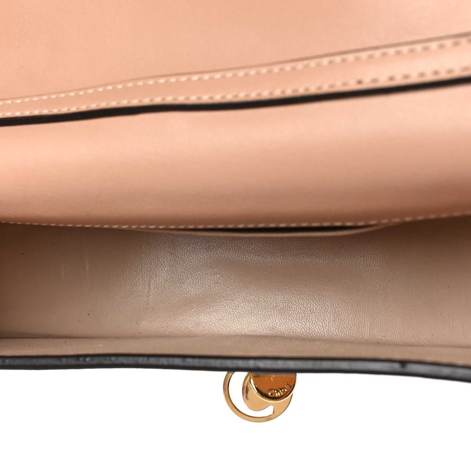 Chloe Calfskin Small Nile Bracelet Minaudiere Bag Biscotti Beige 5 of 8