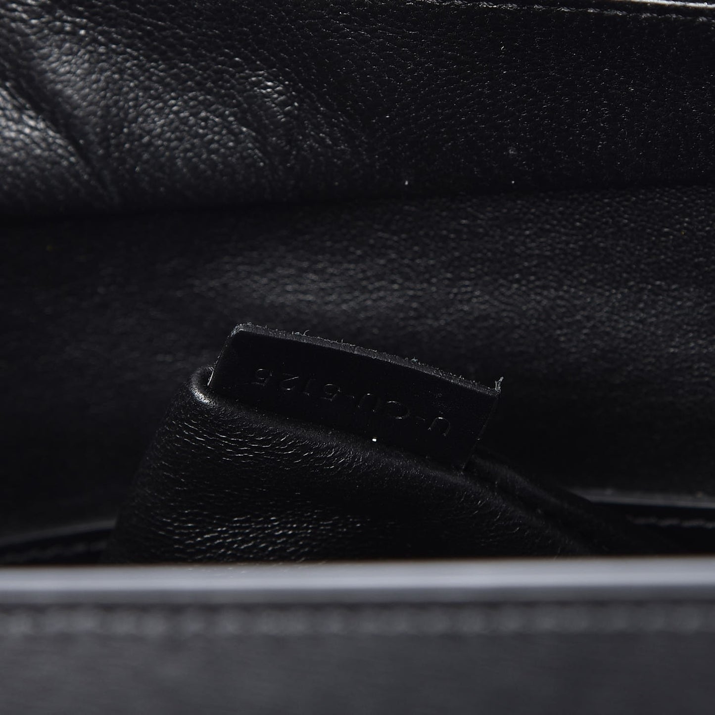 Smooth Calfskin Multicolor Double Stitching Micro Luggage Black