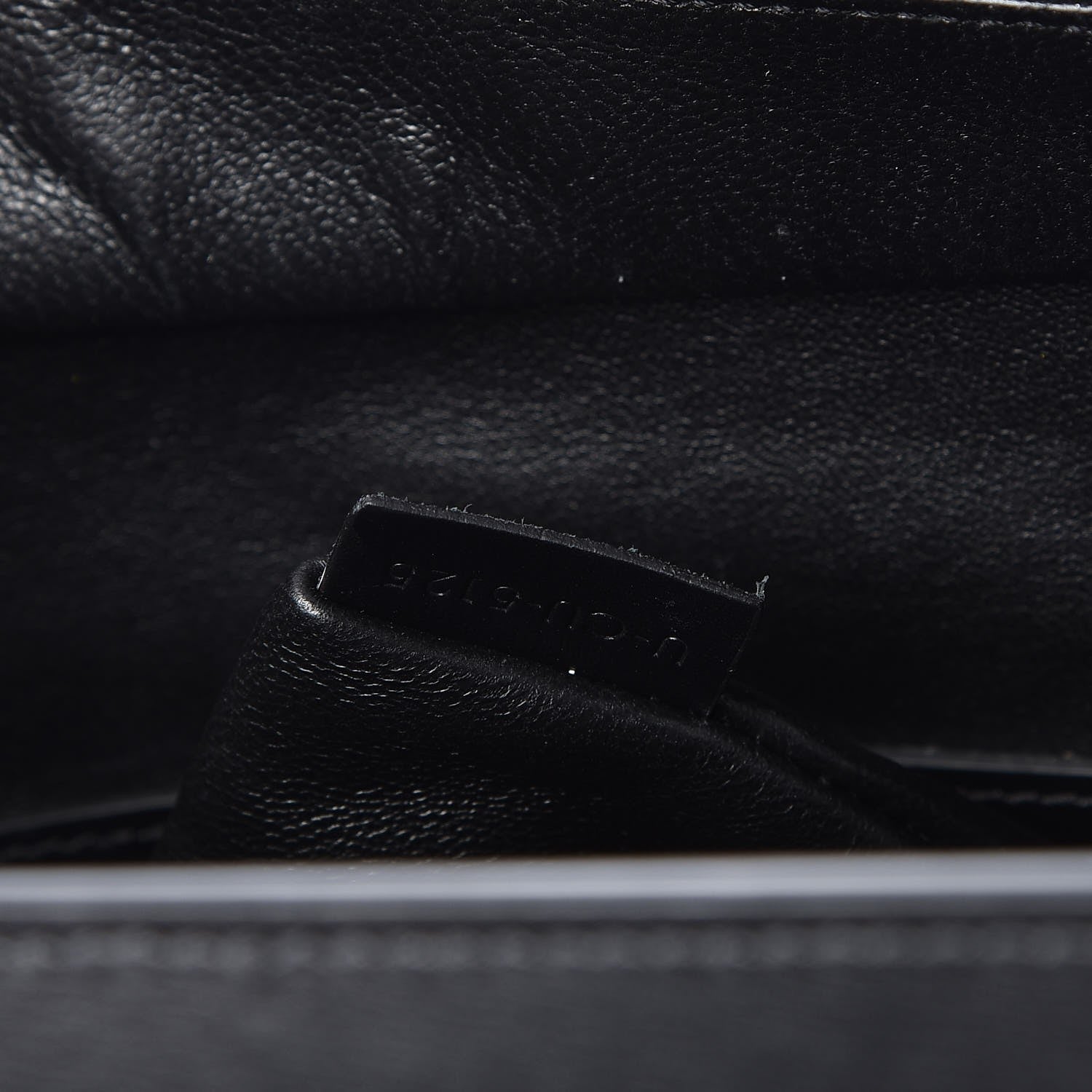 Celine Smooth Calfskin Multicolor Double Stitching Micro Luggage Black 7 of 7