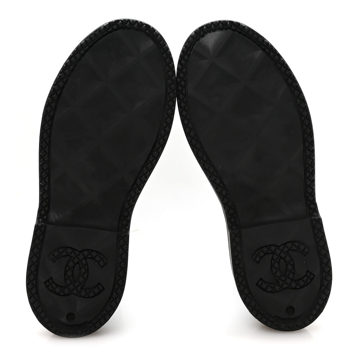 Chanel Caoutchouk CC High Boots 40 Black 6 of 9