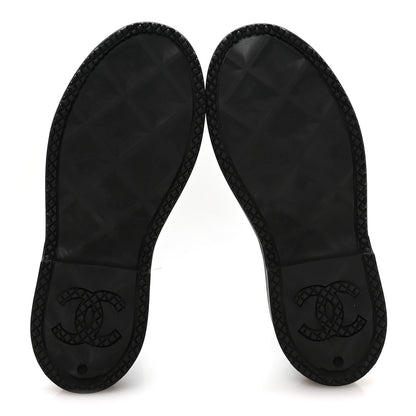 Chanel Caoutchouk CC High Boots 40 Black 6 of 9
