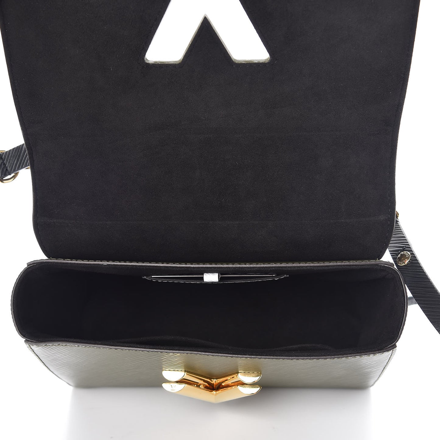 Epi Twist Shoulder Bag MM Kaki