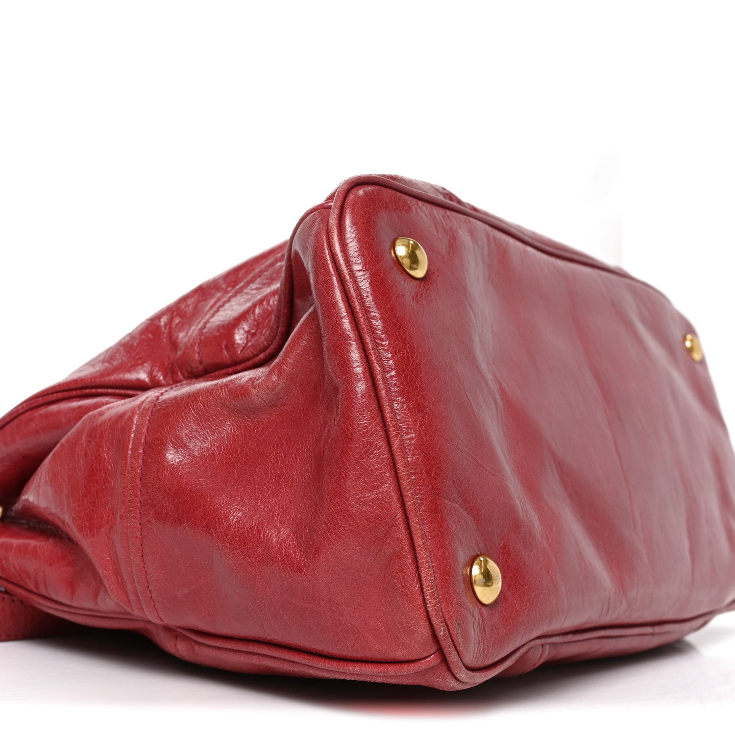 Miu Miu Vitello Shine Top Handle Satchel Pink 1910590 – FASHIONPHILE