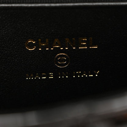 Chanel Patent Calfskin Quilted Mini Clutch Black 6 of 10