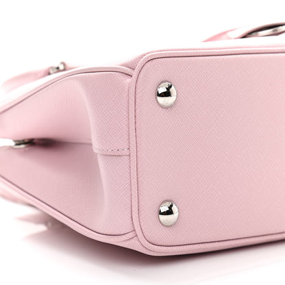 Prada Saffiano Lux Micro Galleria Shoulder Bag Alabastro 9 of 11