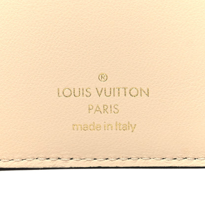 Louis Vuitton Grained Calfskin LV Pont 9 Compact Wallet Black 7 of 9