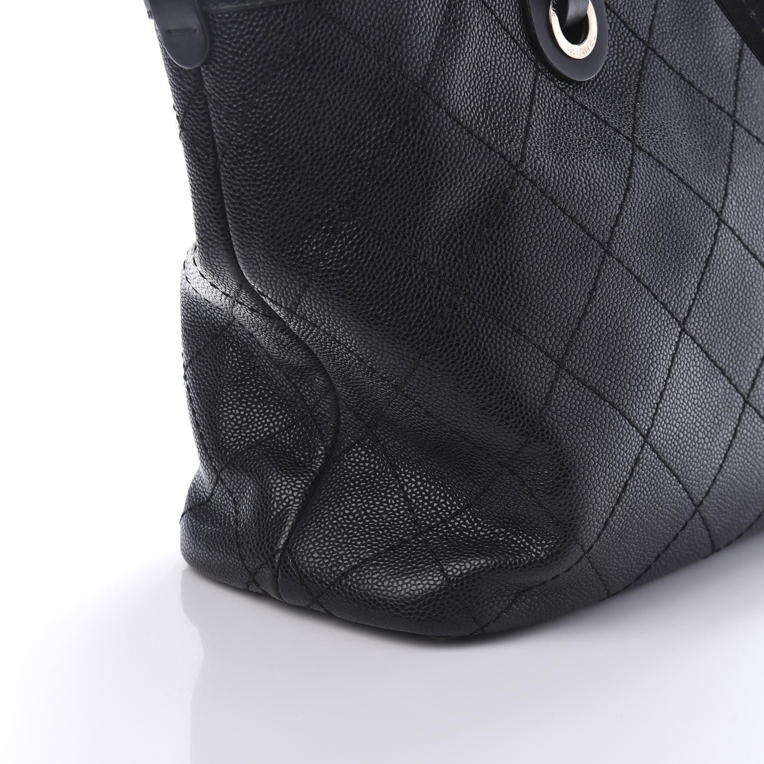Chanel Grained Calfskin Shopping Fever Tote Black 11 of 11