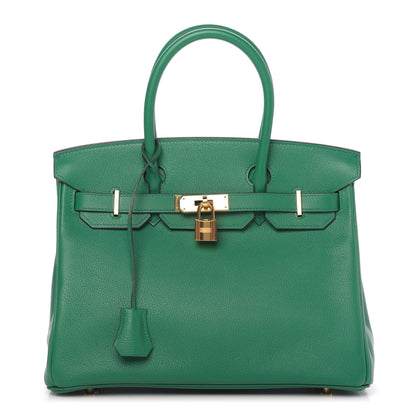 Hermes Evercolor Birkin 30 Vert Vertigo 1 of 10