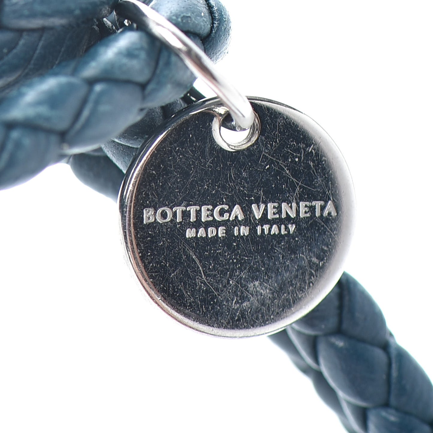 Nappa Intrecciato Bracelet M Blue