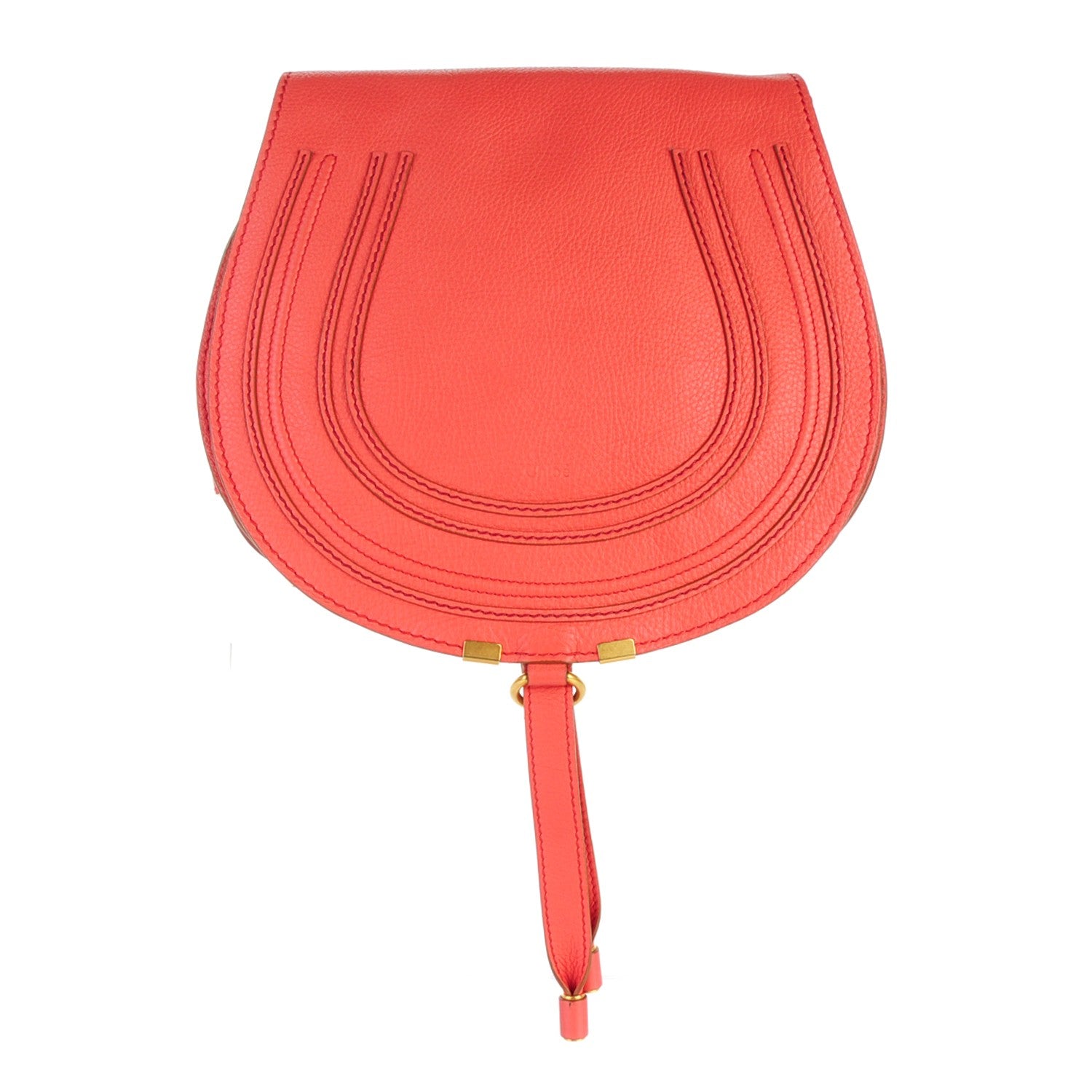 Chloe Calfskin Medium Marcie Round Crossbody Bag Paradise Pink 1 of 8