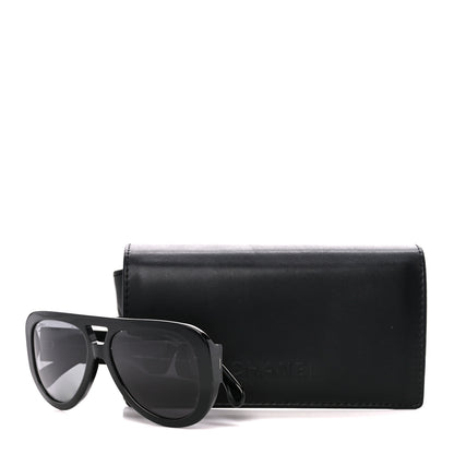 Chanel Resin Polarized Sunglasses 5423-B Black 8 of 8