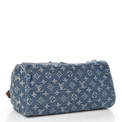 Louis Vuitton Monogram Denim Neo Speedy Blue 4 of 16