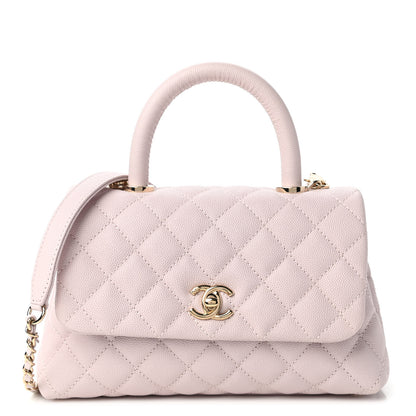 Chanel Caviar Quilted Mini Coco Handle Flap Lilas Lilac 1 of 10