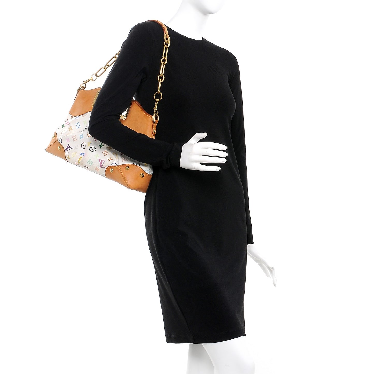 Monogram Multicolor Judy MM White