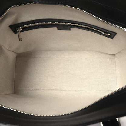 Gucci Calfskin GG Tennis Embossed Tote Bag Black 5 of 10