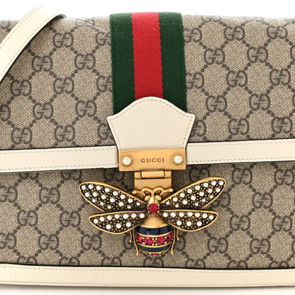 Gucci GG Supreme Monogram Medium Queen Margaret Shoulder Bag Mystic White 9 of 12