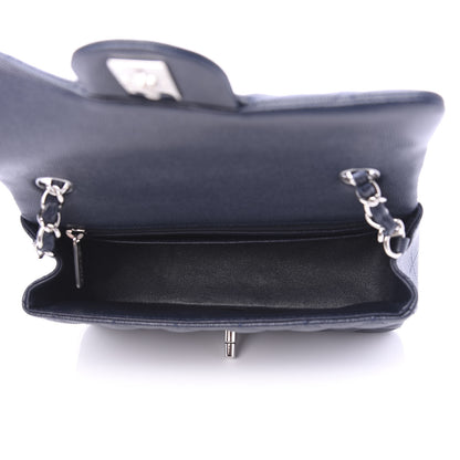 Chanel Caviar Quilted Mini Rectangular Flap Navy 5 of 11
