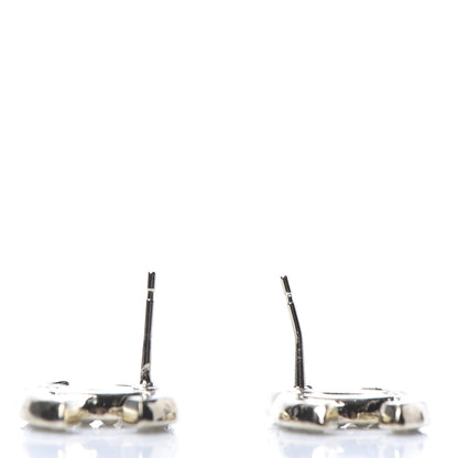 Chanel Pearl CC Earrings Light Gold 5 of 6