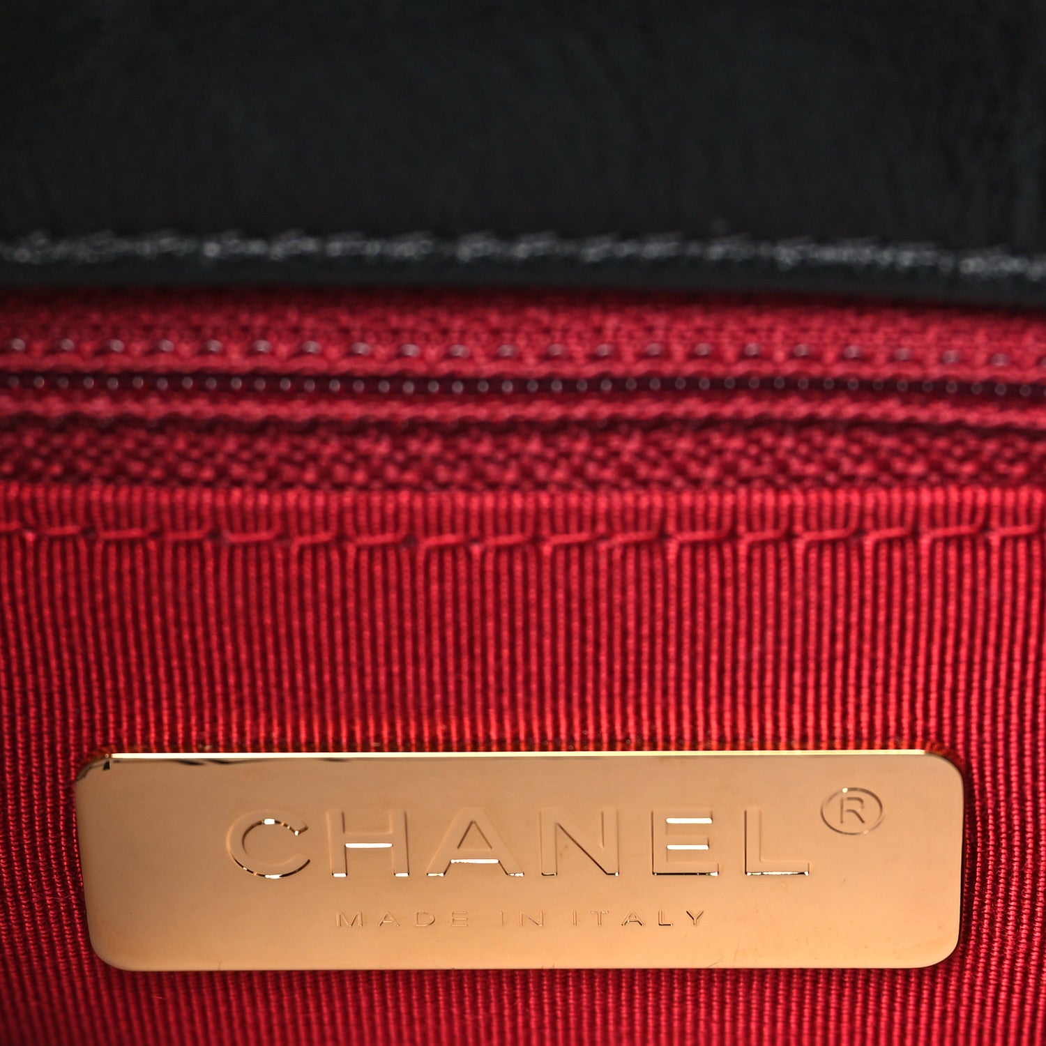 Chanel Shiny Goatskin Quilted Medium Chanel 19 Flap Black 6 of 9