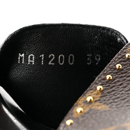 Louis Vuitton Monogram Paseo Flat Comfort Sandals 39 Black 8 of 11