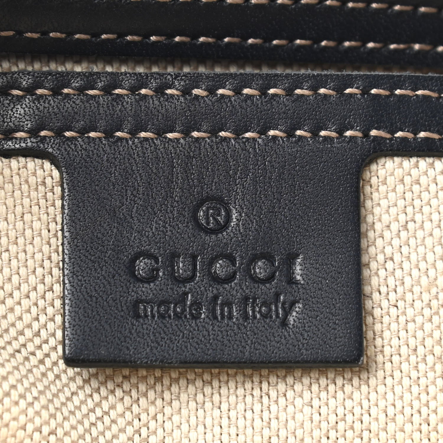 Gucci GG Supreme Monogram Belt Bag Navy 7 of 11