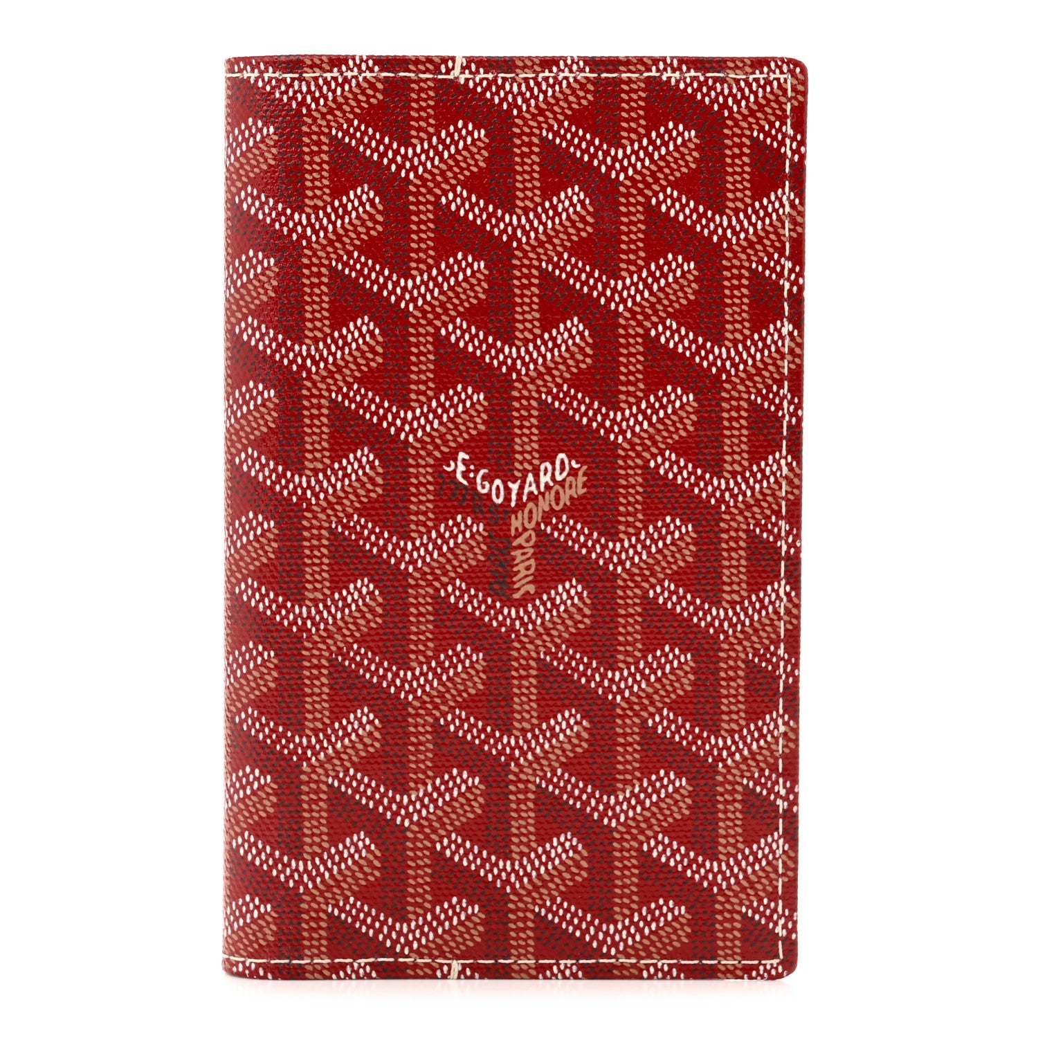 Goyard Goyardine Passport Wallet Red 1 of 6