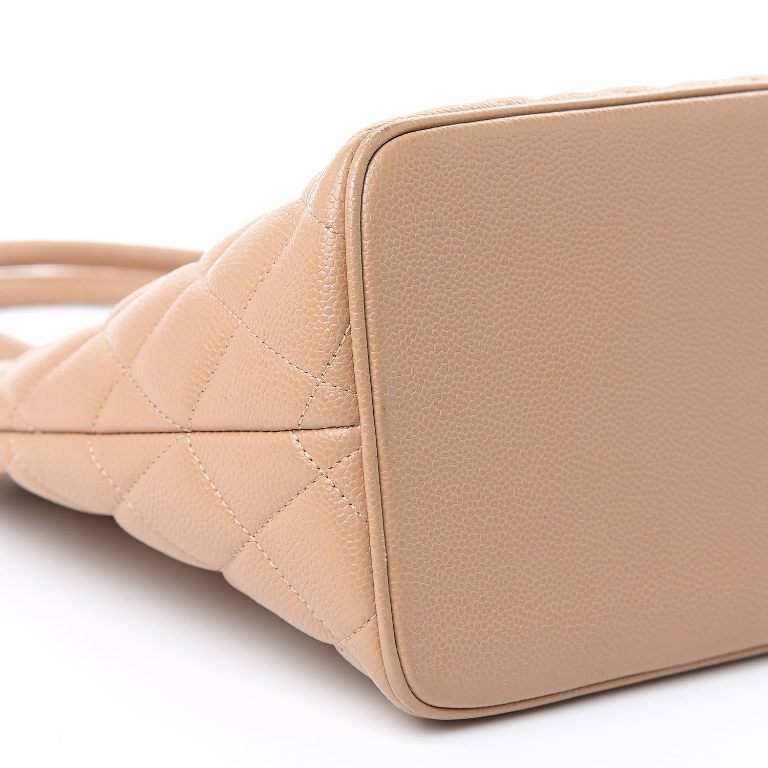 Chanel Caviar Quilted Medallion Tote Beige 8 of 16