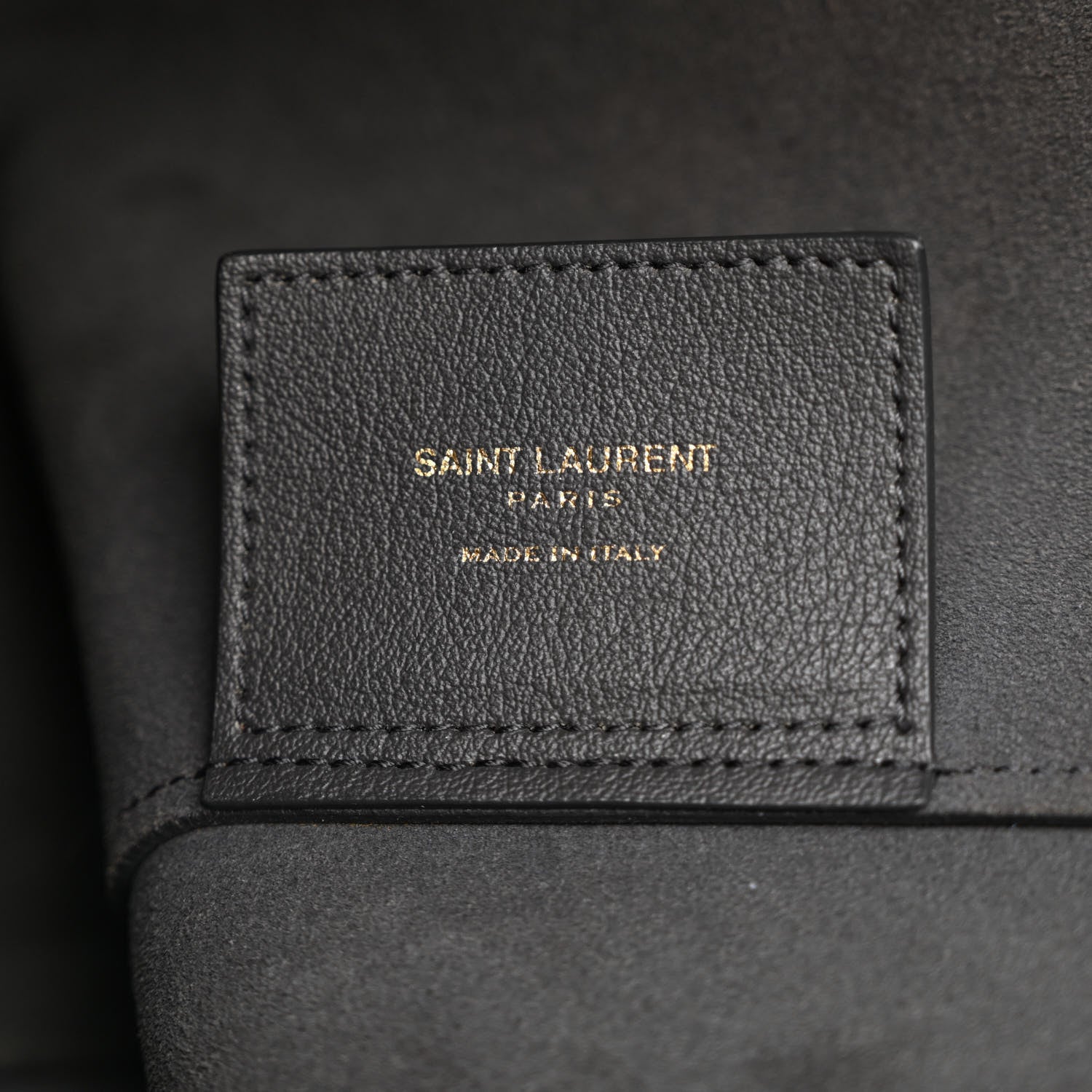 Saint Laurent Calfskin Large Shopping Tote Asphalt 8 of 21