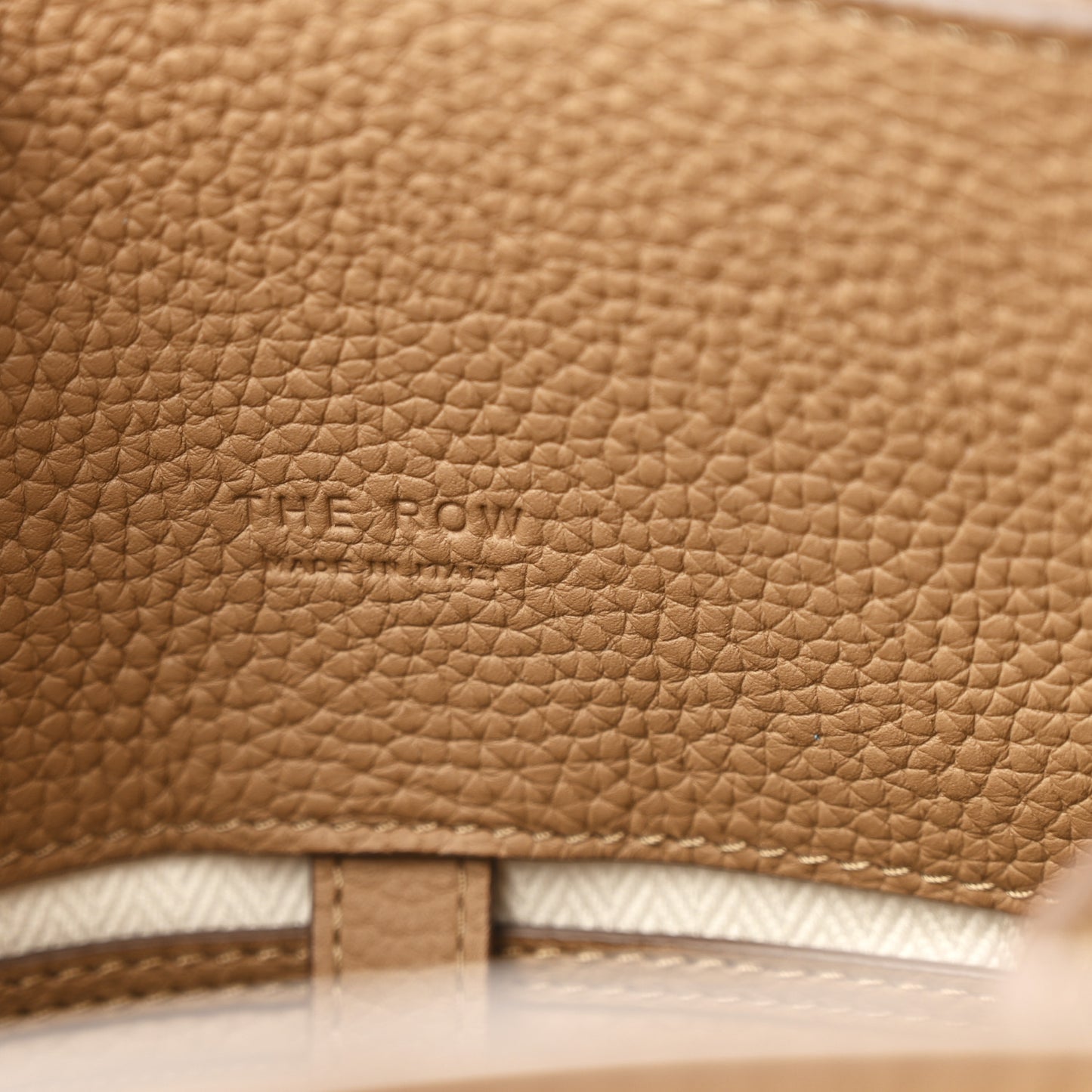 Matte Grained Calfskin Soft Margaux 12 Sandpit