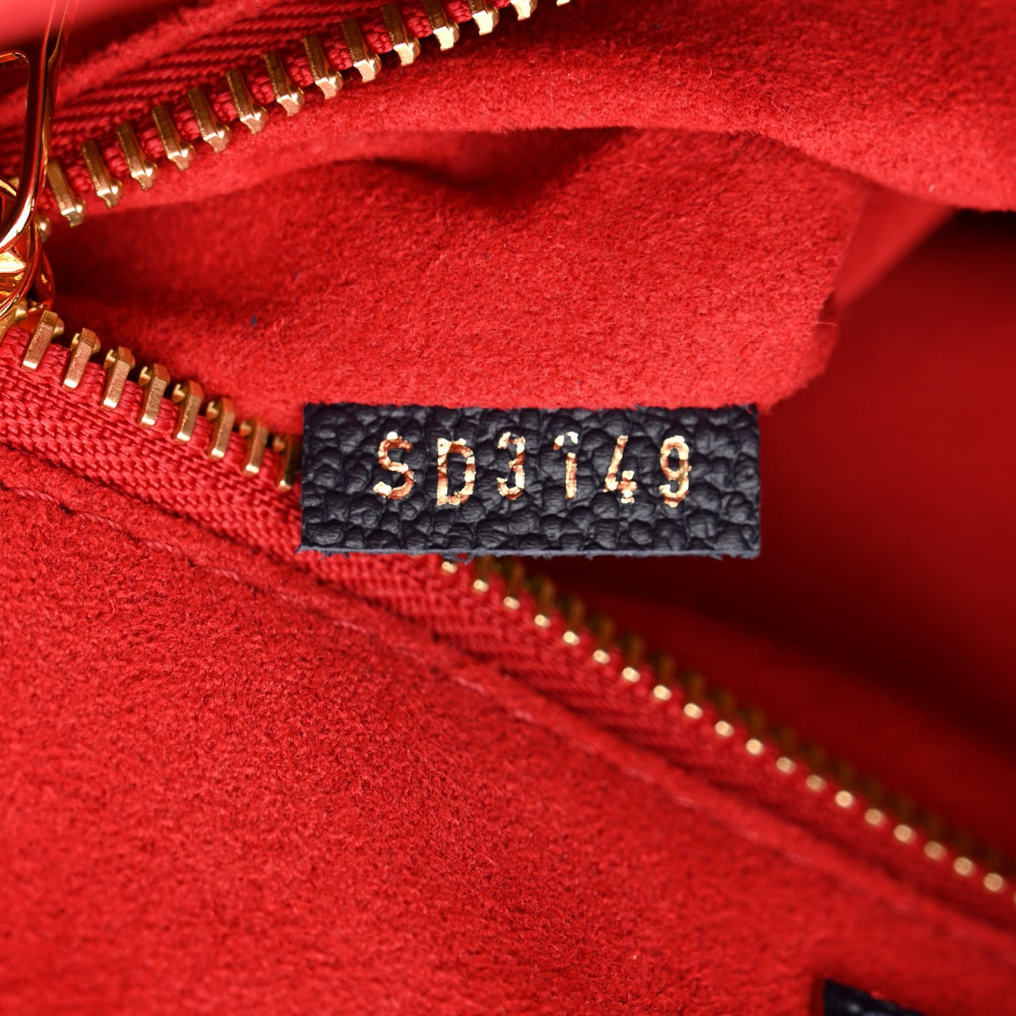 Empreinte Georges MM Marine Rouge