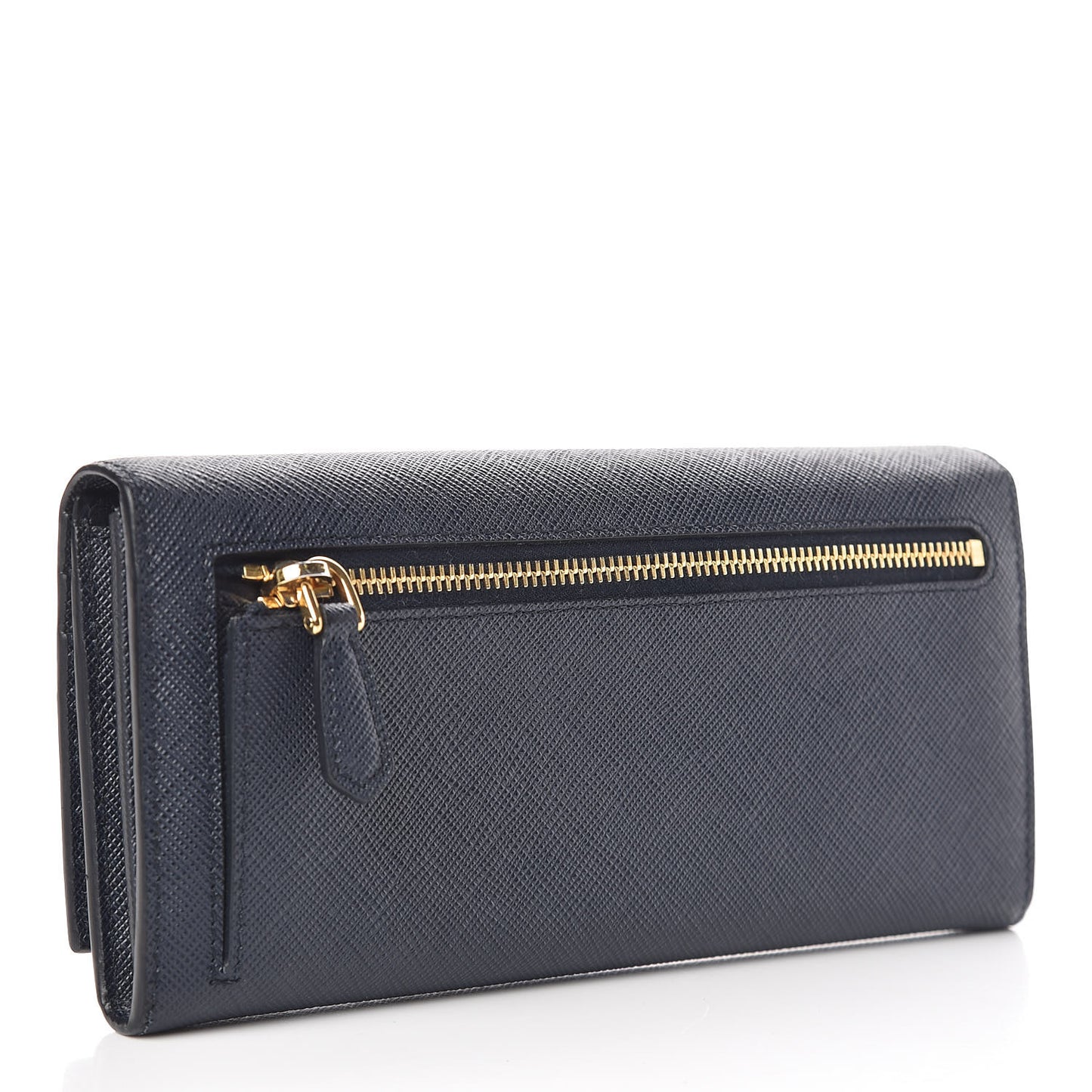Saffiano Greche Flap Continental Wallet Baltico Rosso