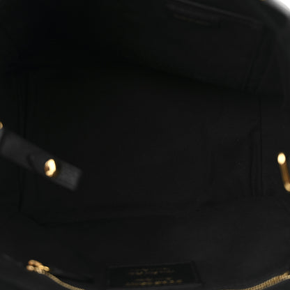 Burberry Grainy Calfskin House Check Small Canterbury Black 5 of 12