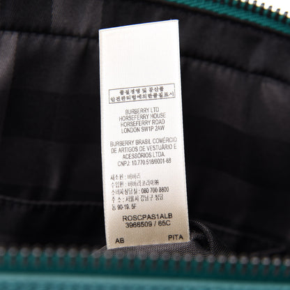 Burberry Textured Calfskin Small Newberg Briefcase Opal Green 11 of 14