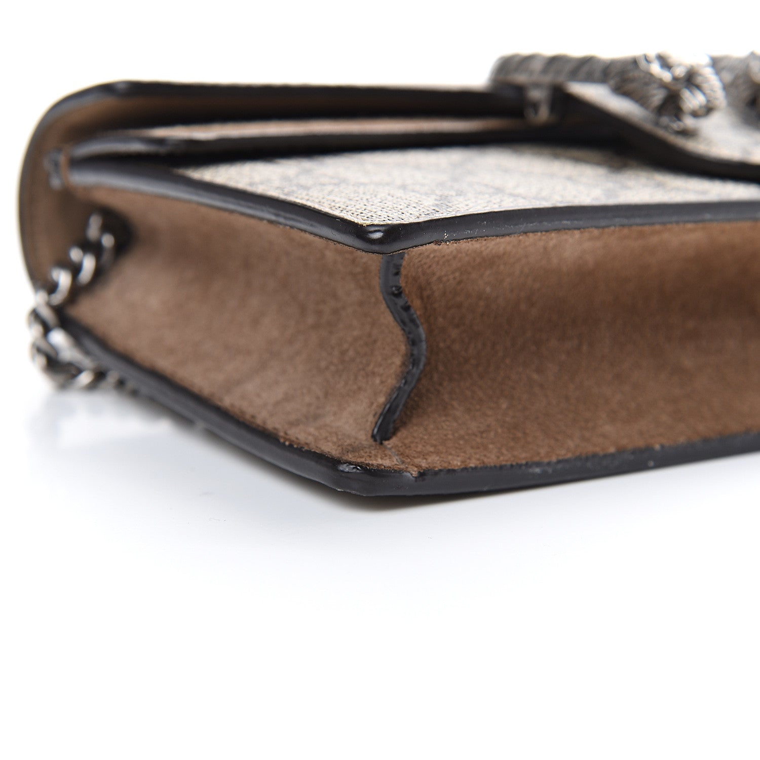Gucci GG Supreme Monogram Super Mini Dionysus Shoulder Bag Taupe 9 of 11