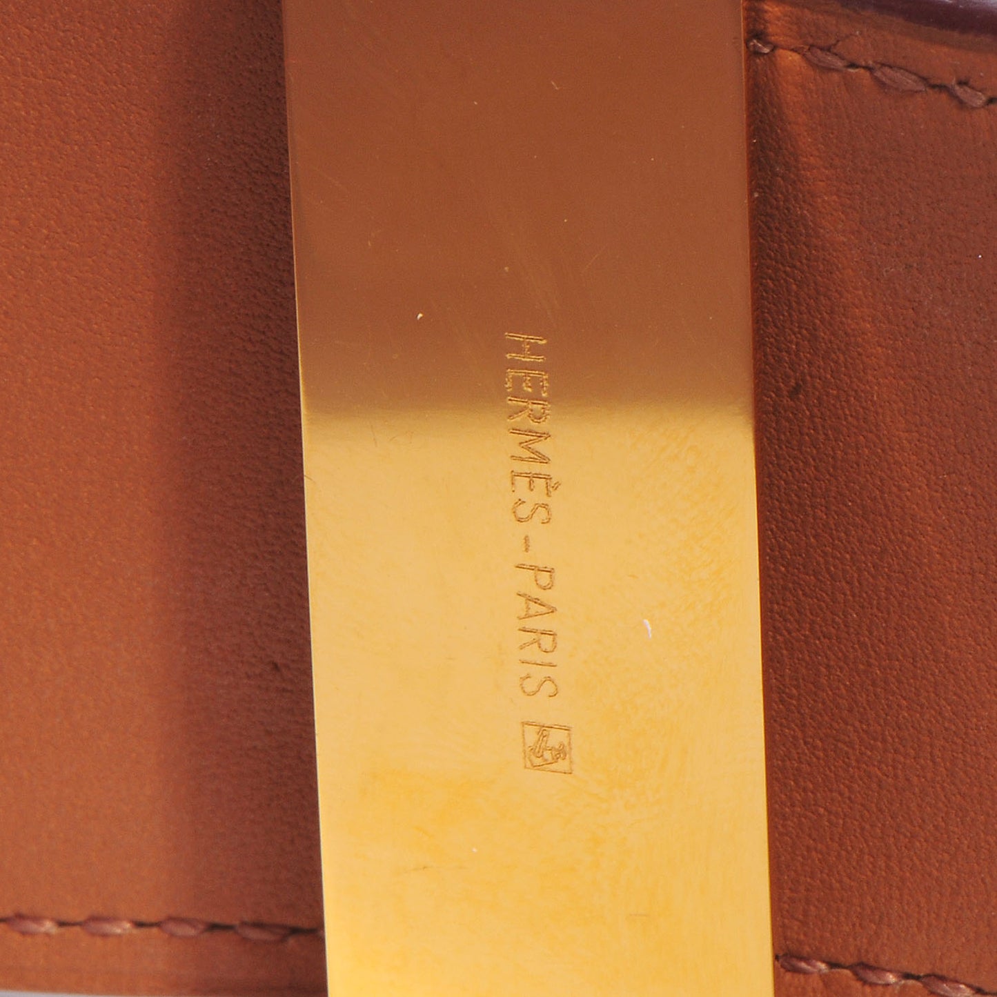 Epsom Collier de Chien CDC Bracelet Orange Small