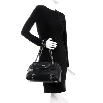 Chanel Lambskin Quilted Small Camera Case Black 2 of 14