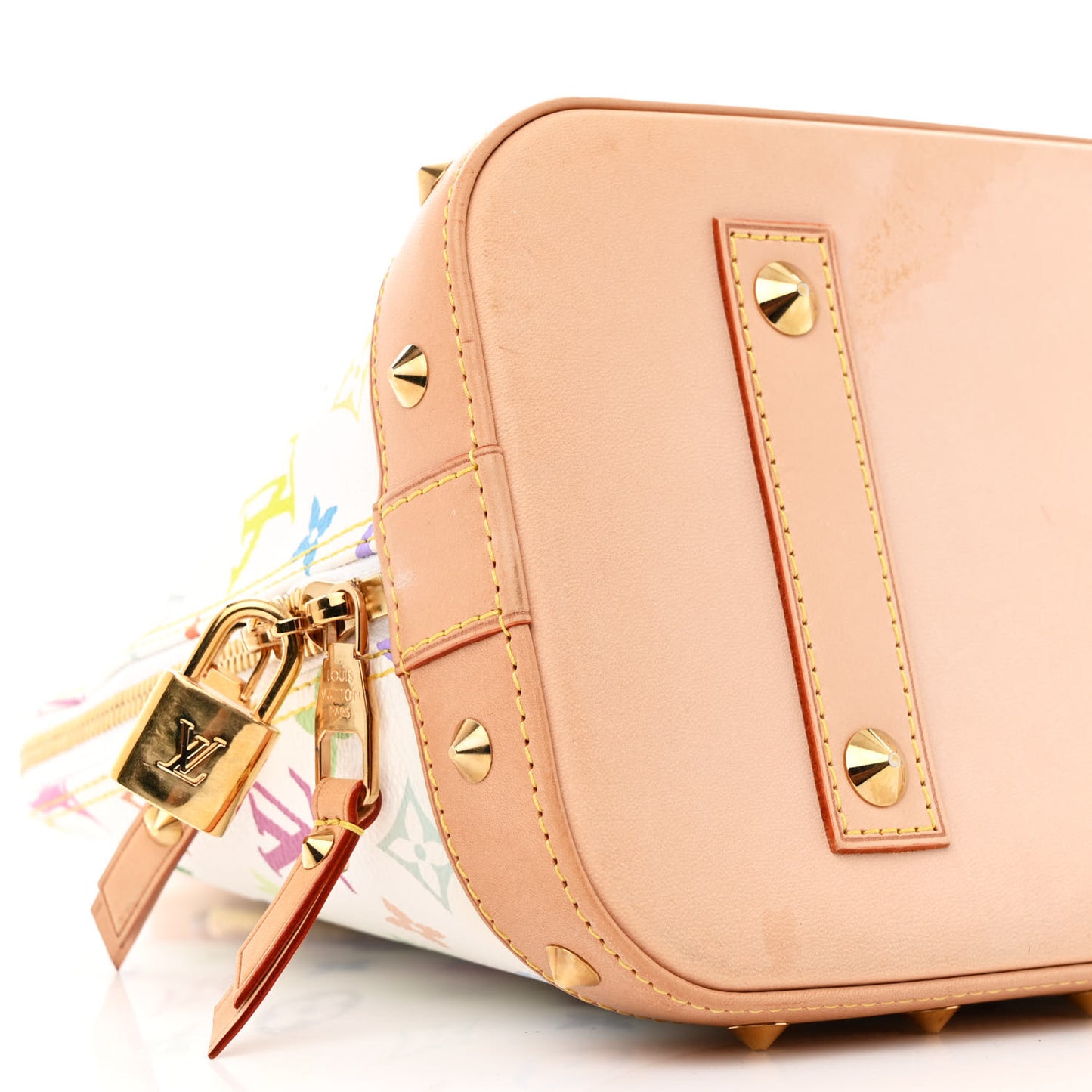 Monogram Multicolor Alma PM White