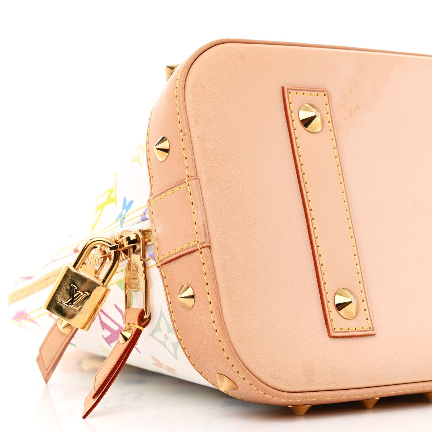 Louis Vuitton Monogram Multicolor Alma PM White 9 of 12