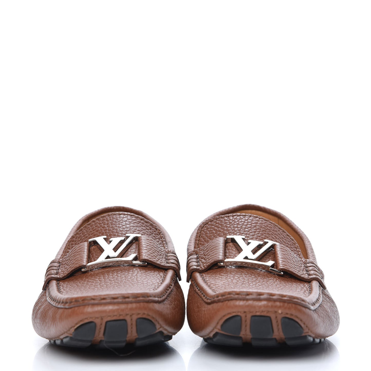 Calfskin Monte Carlo Moccasin Loafers 9 Cognac