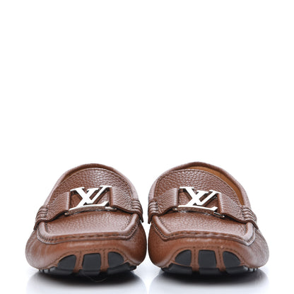 Louis Vuitton Calfskin Monte Carlo Moccasin Loafers 9 Cognac 2 of 10