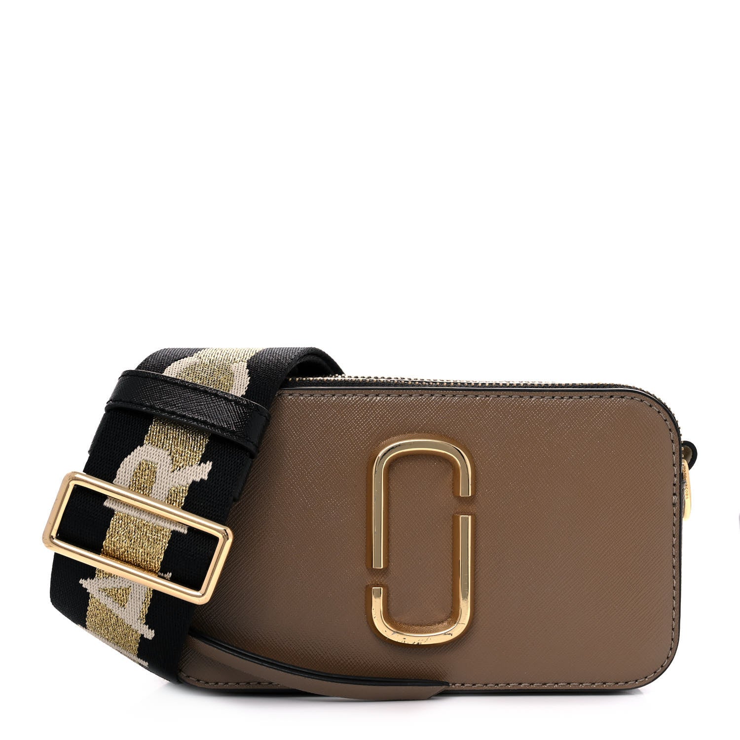 Marc Jacobs Saffiano Small Snapshot Camera Bag Sandcastle 1 of 12