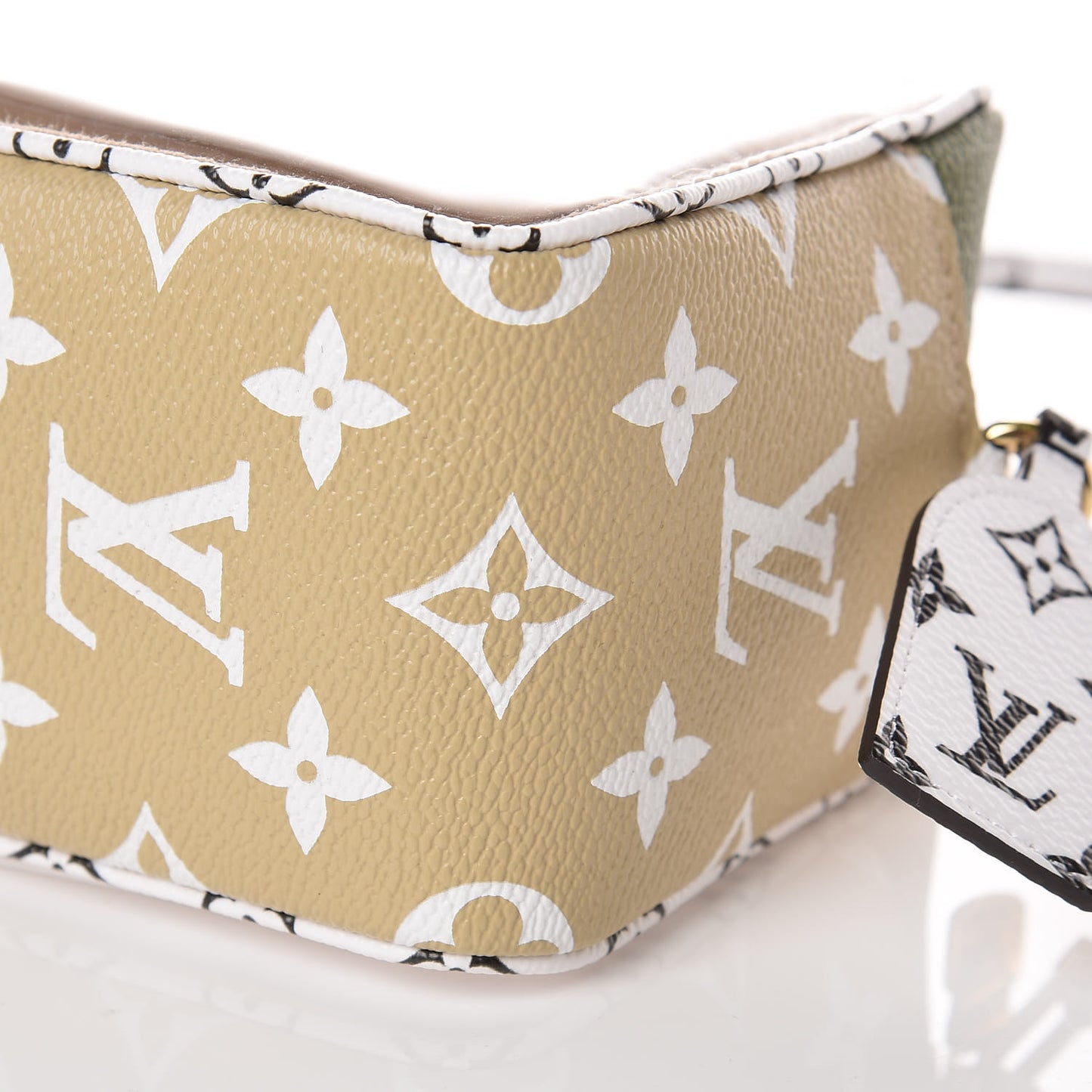 Monogram Giant Beach Pouch Kaki