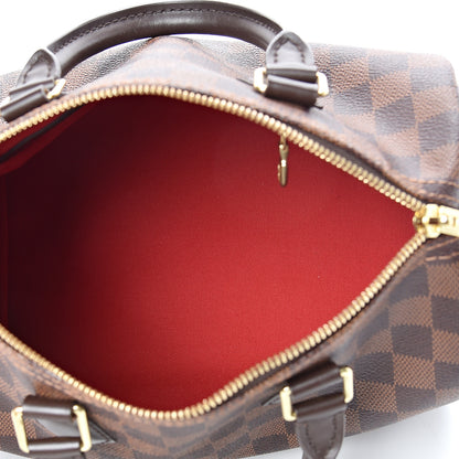 Louis Vuitton Damier Ebene Speedy Bandouliere 25 4 of 13