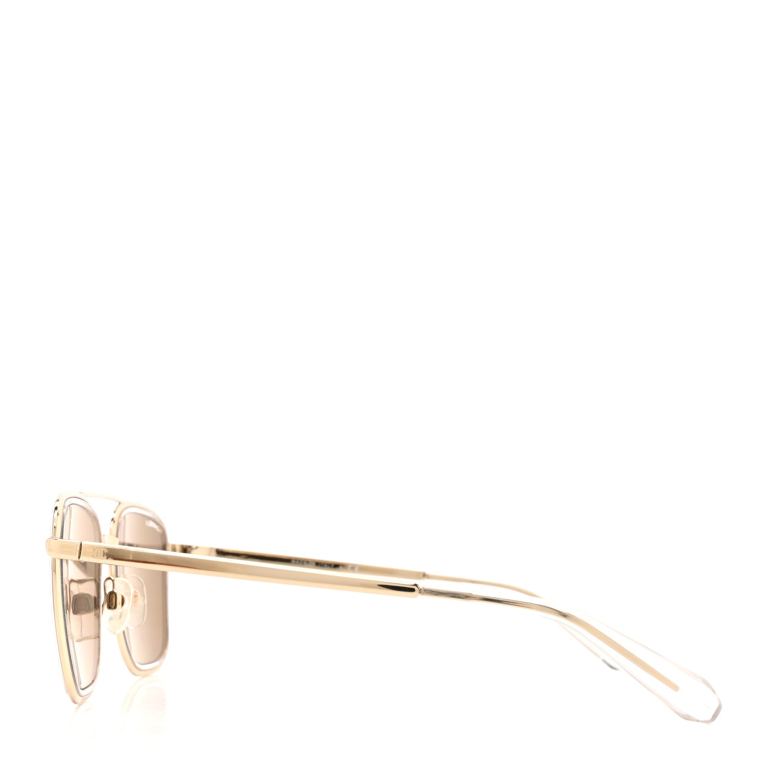 Chanel Metal Pilot Sunglasses 4241 Silver 3 of 8