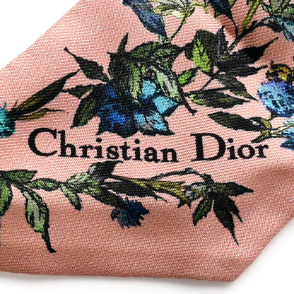 Christian Dior Silk Twill D-Millefiori Mitzah Scarf Pink Multicolor 2 of 3